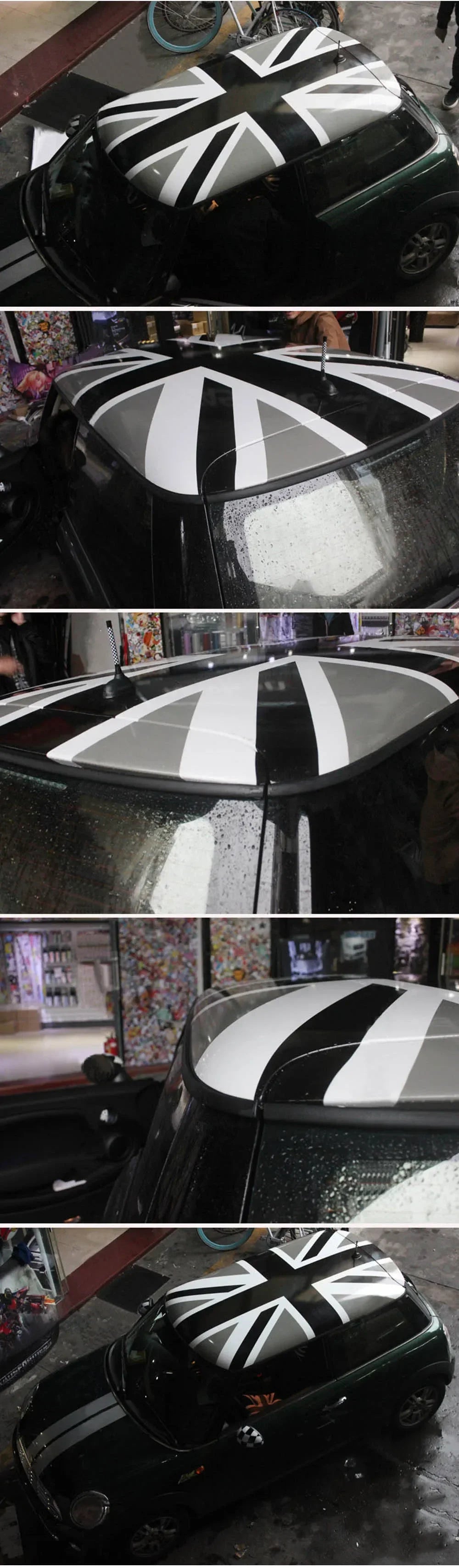 Union Jack Car Full Roof Cover Top Decal Sticker Protector Film For Mini Cooper S R50 R53 R55 Clubman R56 R60 Countryman F55 F56