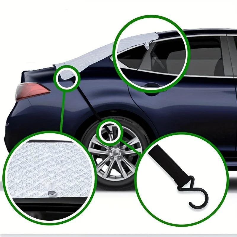 Rear Window Snow Shield – Frost & Ice Protection Cover