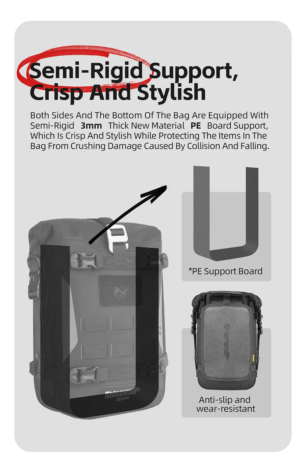 Rhinowalk Waterproof Crash Bar Bag & Tool Pouch - image 13