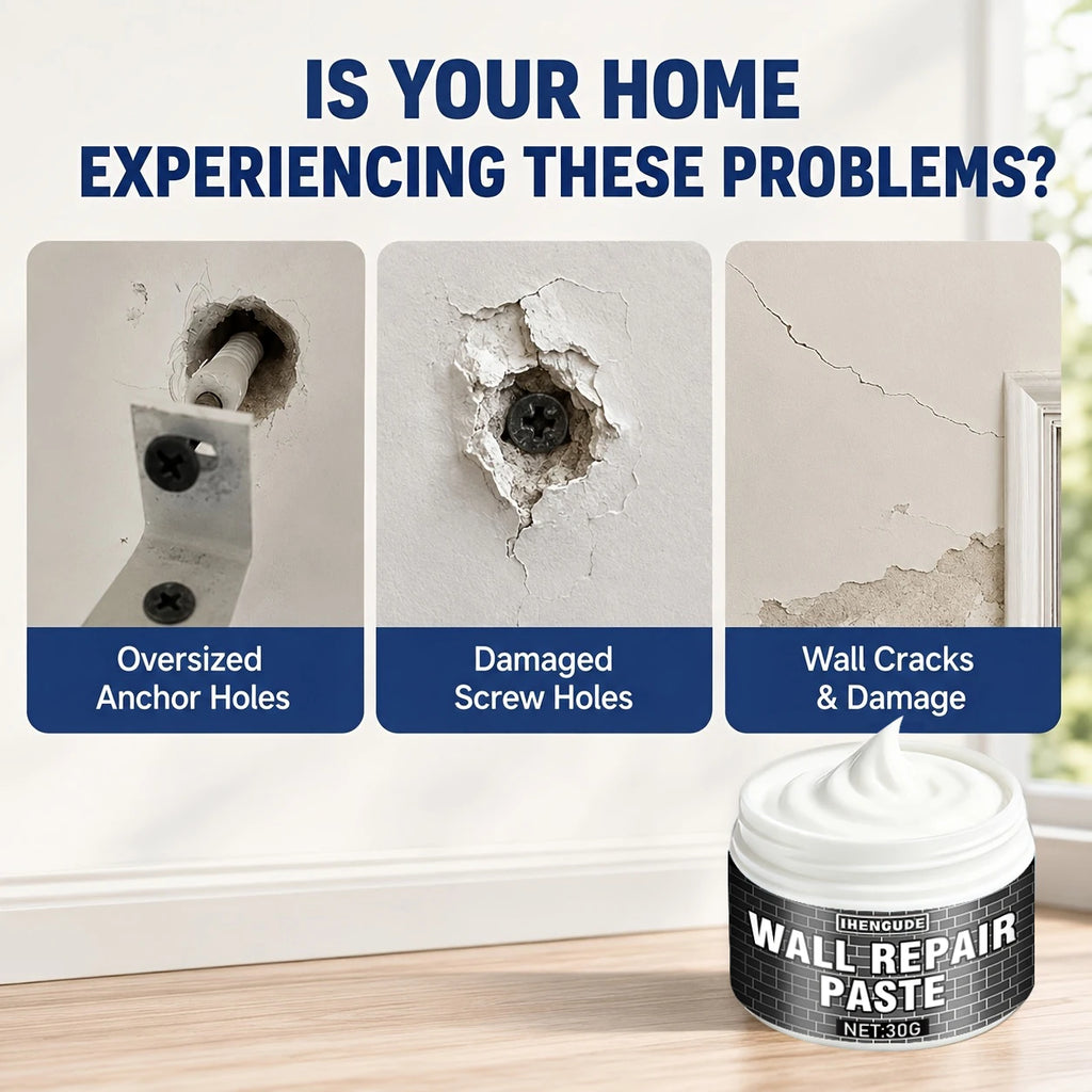 Wall Repair & Color Restoration Paste for Walls and Wood Furniture