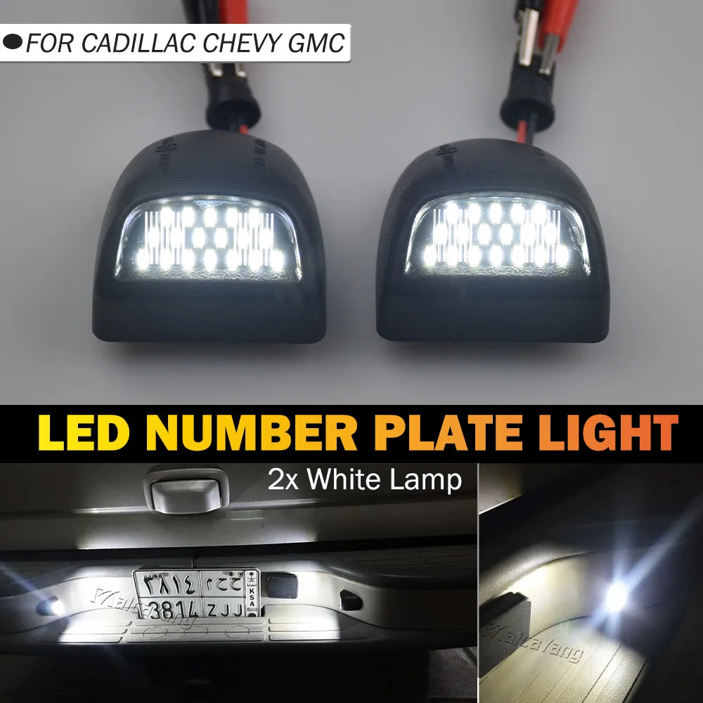 Bright LED License Plate Lights for Chevy & GMC Trucks 1999-2013 - image 11