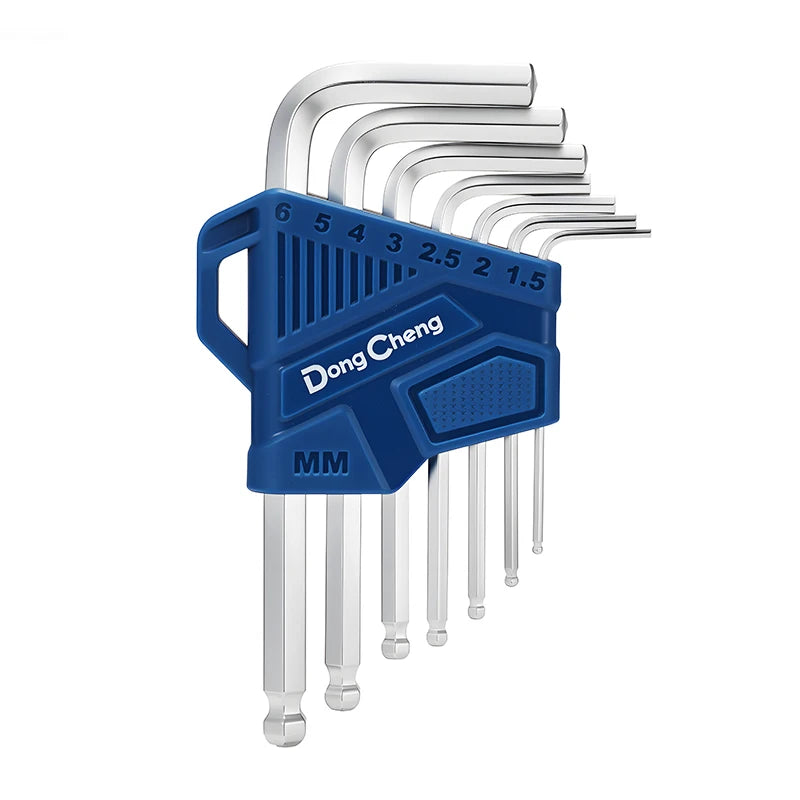 7 PCS Allen Key Set Hexagon Spanner Universal Hex Wrench Six-Lens Ball Keys