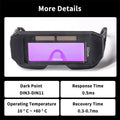 1pc Auto Darkening Welding Goggle Glasses - Advanced Automatic Light Change Technology for Enhanced Eyes Protection
