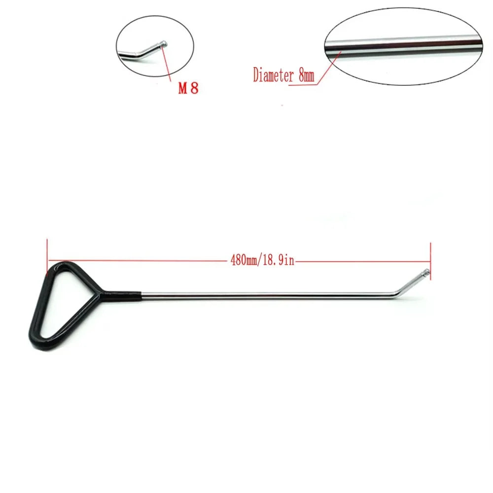 Paintless Dent Repair Puller Hook Set for Car Hail and Door Dents - view 5