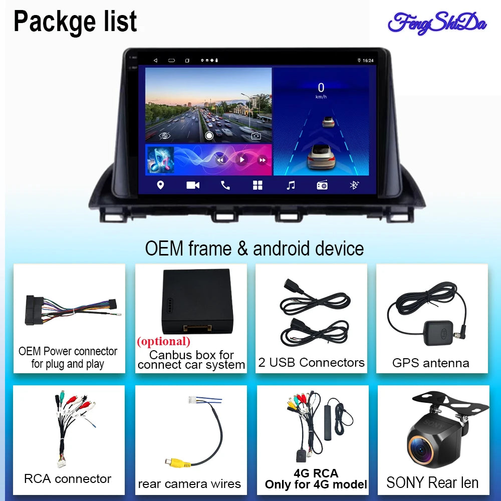 Mazda 3 Multimedia Head Unit with GPS, CarPlay & Android Auto - image 6