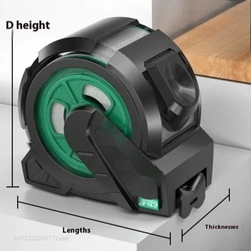 Self-Locking Steel Tape Measure – Hardened, Wear-Resistant