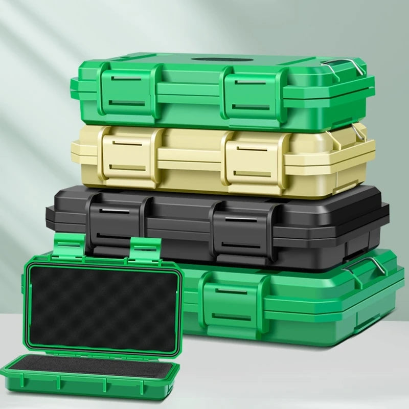 Portable Storage Box Plastic Protective Safety Tool Box Waterproof Instrument Case Sponge Shockproof Tool Box