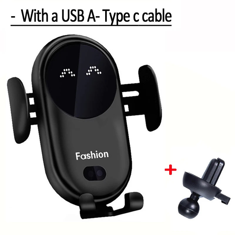 Air Vent Wireless Charger Phone Mount with Infrared Auto Clamp - view 9