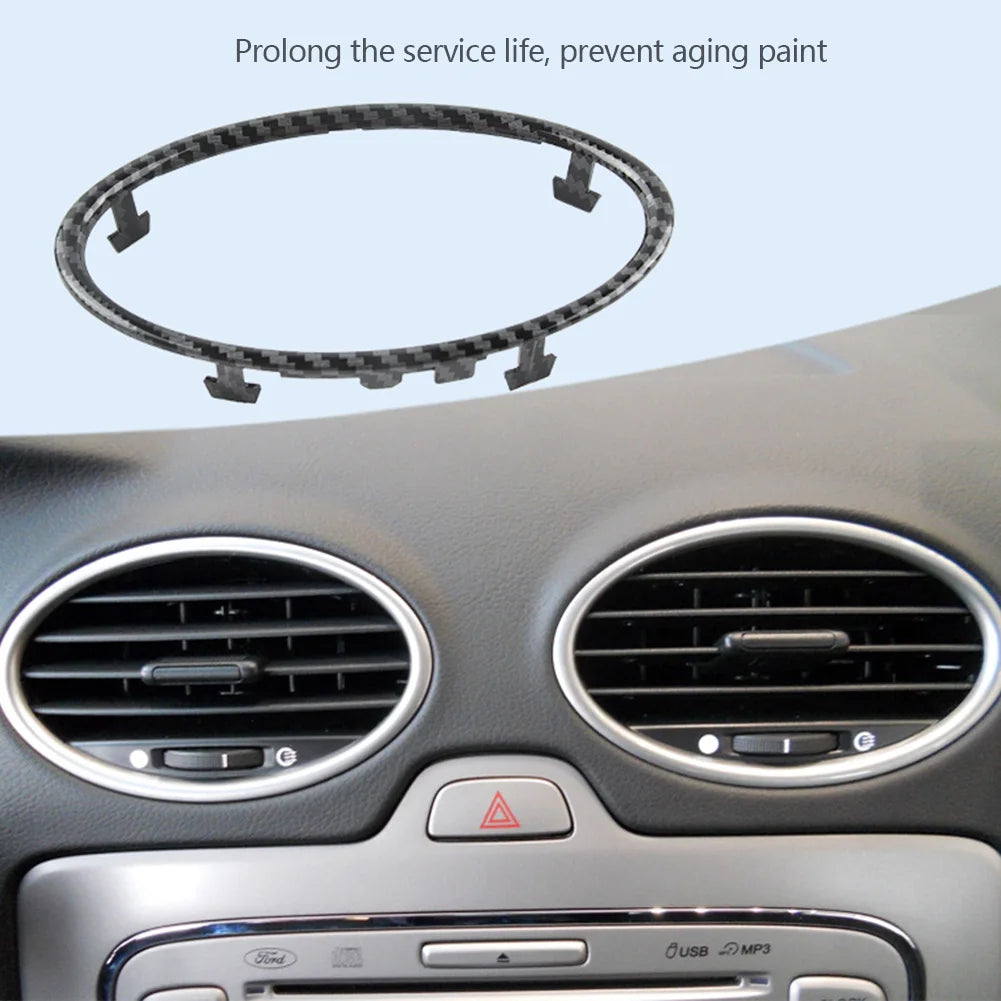 For Ford Focus 2 MK2 2005-2013 AC Vent Trim Ring Interior Styling - image 7