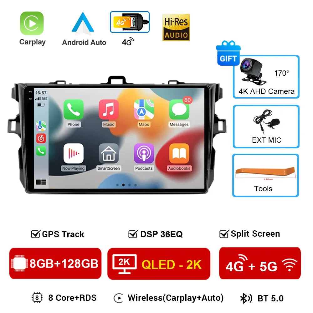 Android 16 Multimedia Car Radio for Toyota Corolla E140/E150 - image 17