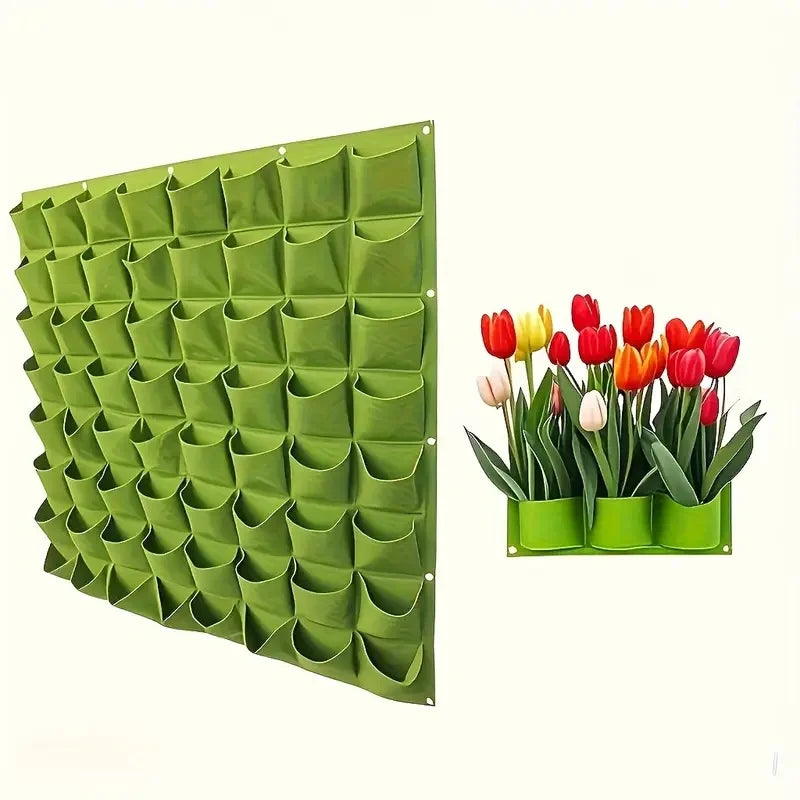 18-Pocket Vertical Garden Planter – Wall-Mounted Bag