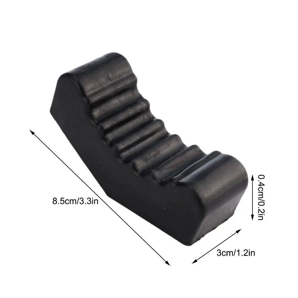 2pcs Rubber Jack Stand Pad Car Slotted Lift Jack Stand Rubber Pad Floor Adapter Frame Rail Pinch Lifting Repair Tools Universal