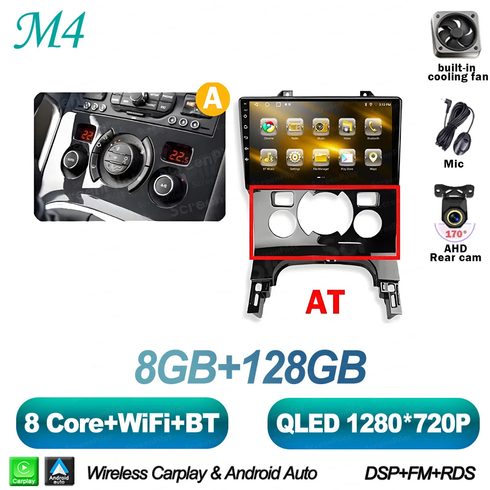 Peugeot 3008/5008 9" Android CarPlay Multimedia Player - image 20