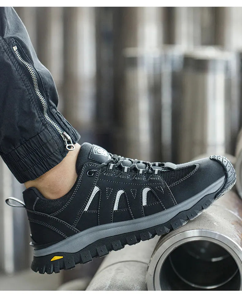 Men's Lightweight Steel Toe Slip-Resistant Work Boots - image 23