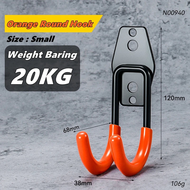 Heavy Duty Wall Mount Garage Utility Hooks for Tool Storage