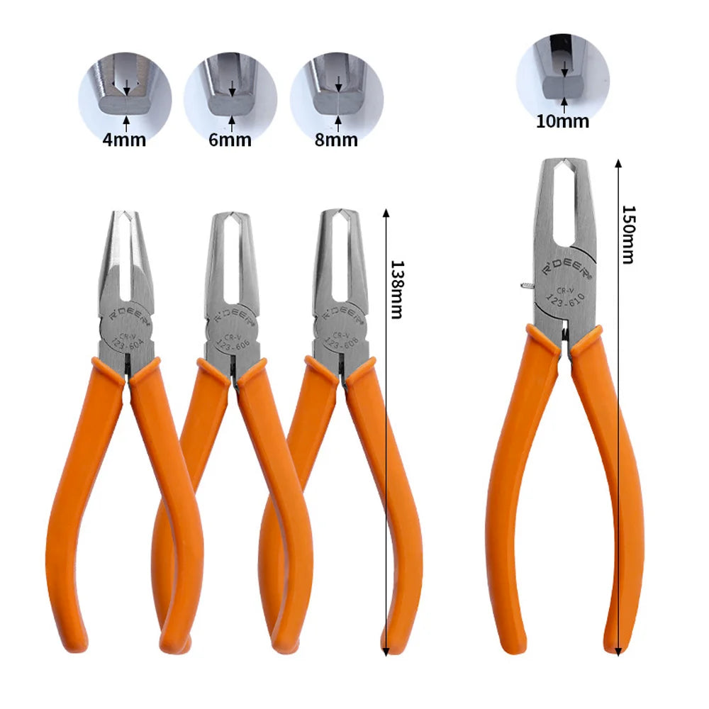 90° Flush Jaw Pliers 4/6/8/10mm CR-V Nipper for Plastic Sprue - image 2