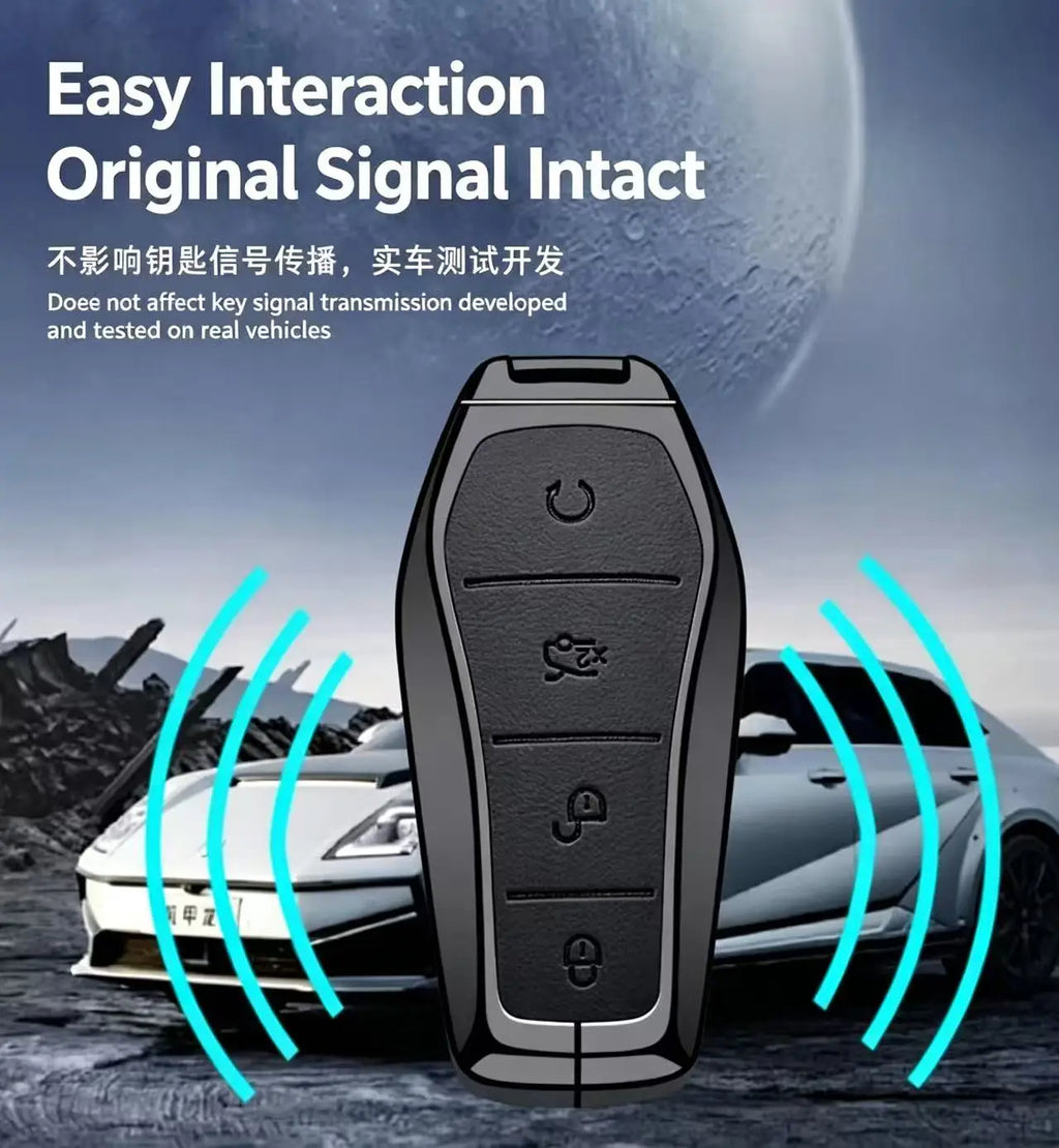2026 Car Key Fob Cover Protector FOR BYD Seagull, Qin Plus, Song L, Seal 06, Han, Dolphin, Destroyer 05, Yuan, Tang DM‑i