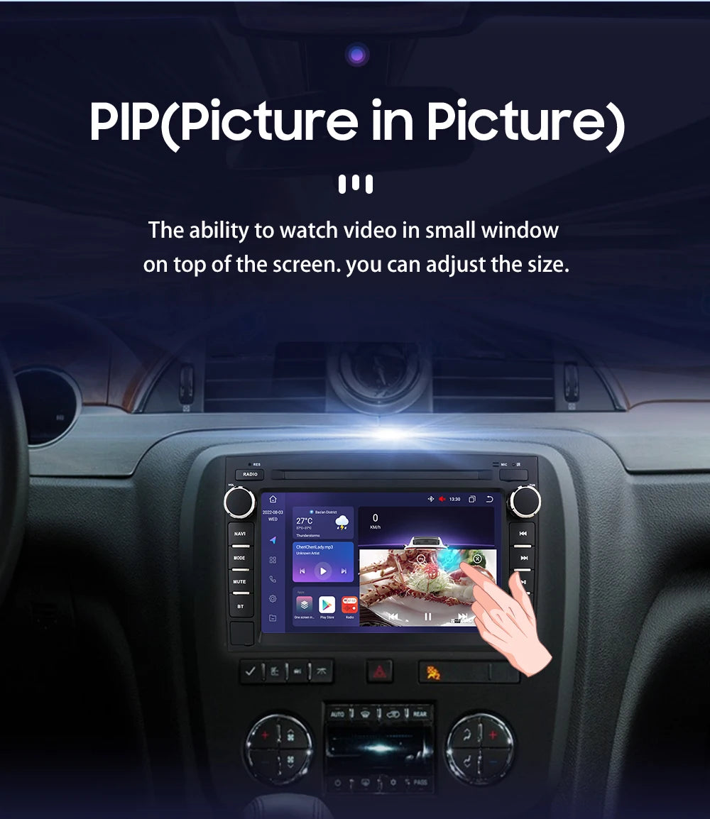 7-Inch Android 13 Touchscreen Car Stereo for Chevy Silverado GMC Sierra - image 33