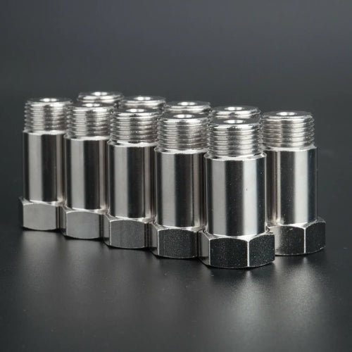 10-Pack Stainless Steel O2 Sensor Spacer - Check Engine Light Fix