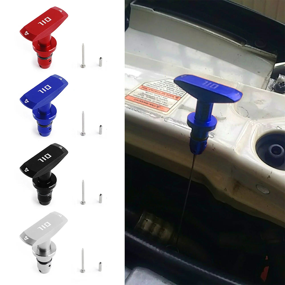 Universal Billet Aluminium Engine Oil Dipstick Pull Handle - view 8