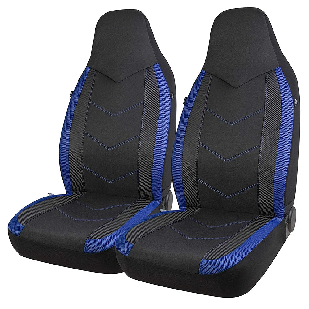 High Back Air Mesh Front Car Seat Covers, Universal Fit