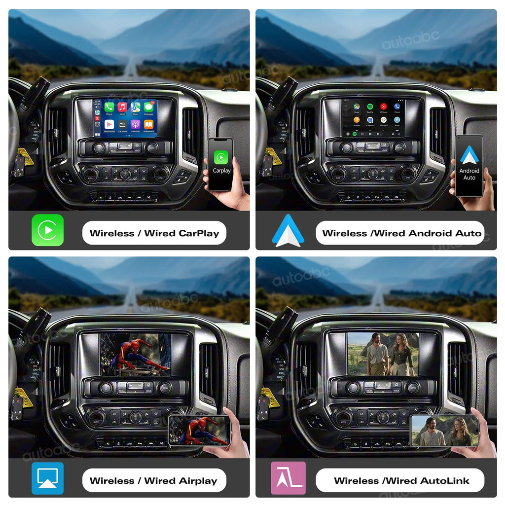 Wireless CarPlay and Android Auto Interface for 2014-2020