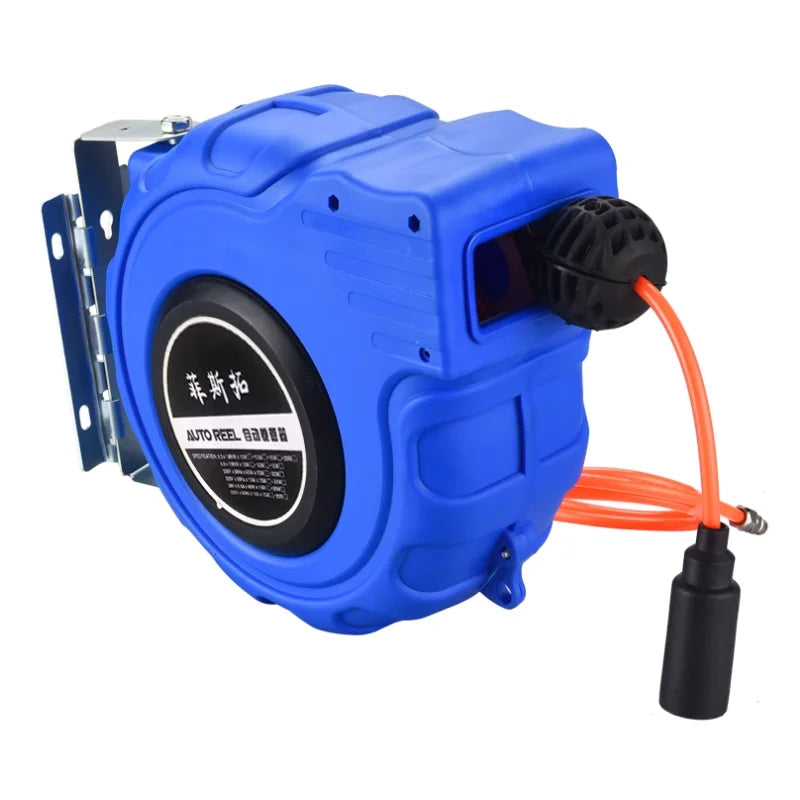 Wall-Mounted Automatic Retractable Air Hose reel Suitable for Air Tools Tire Inflation In Garages Industrial Repair Equip