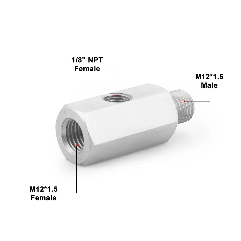 Universal Oil Pressure Sensor Adapter for 1/8 NPT, M10, M12, M14 - image 10