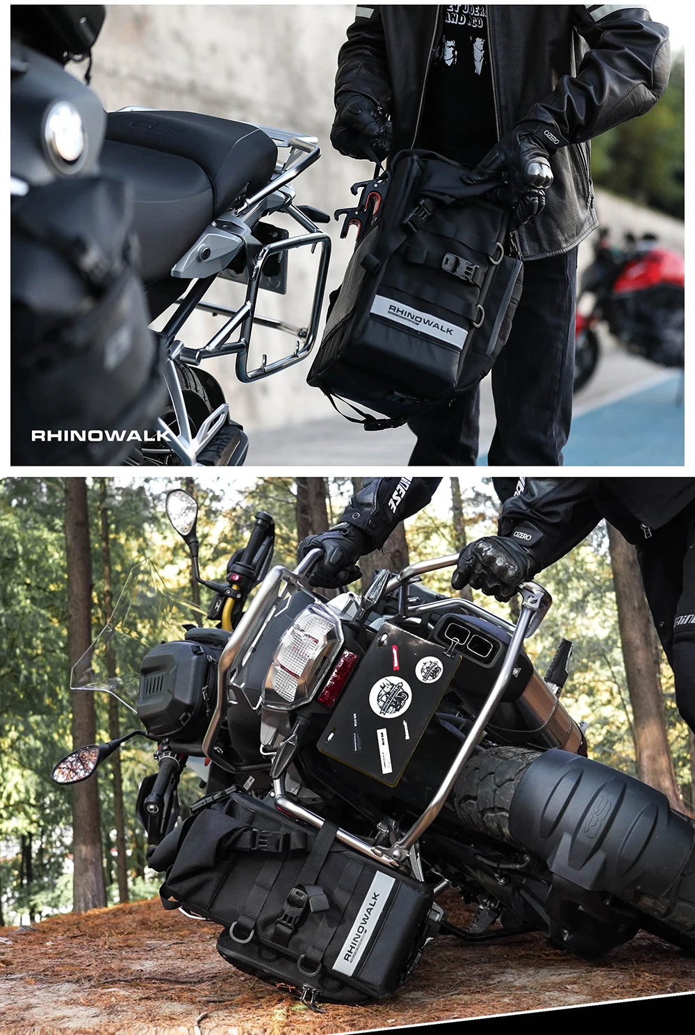 Rhinowalk 25-32L Quick-Release Expandable Tail Bag - image 11
