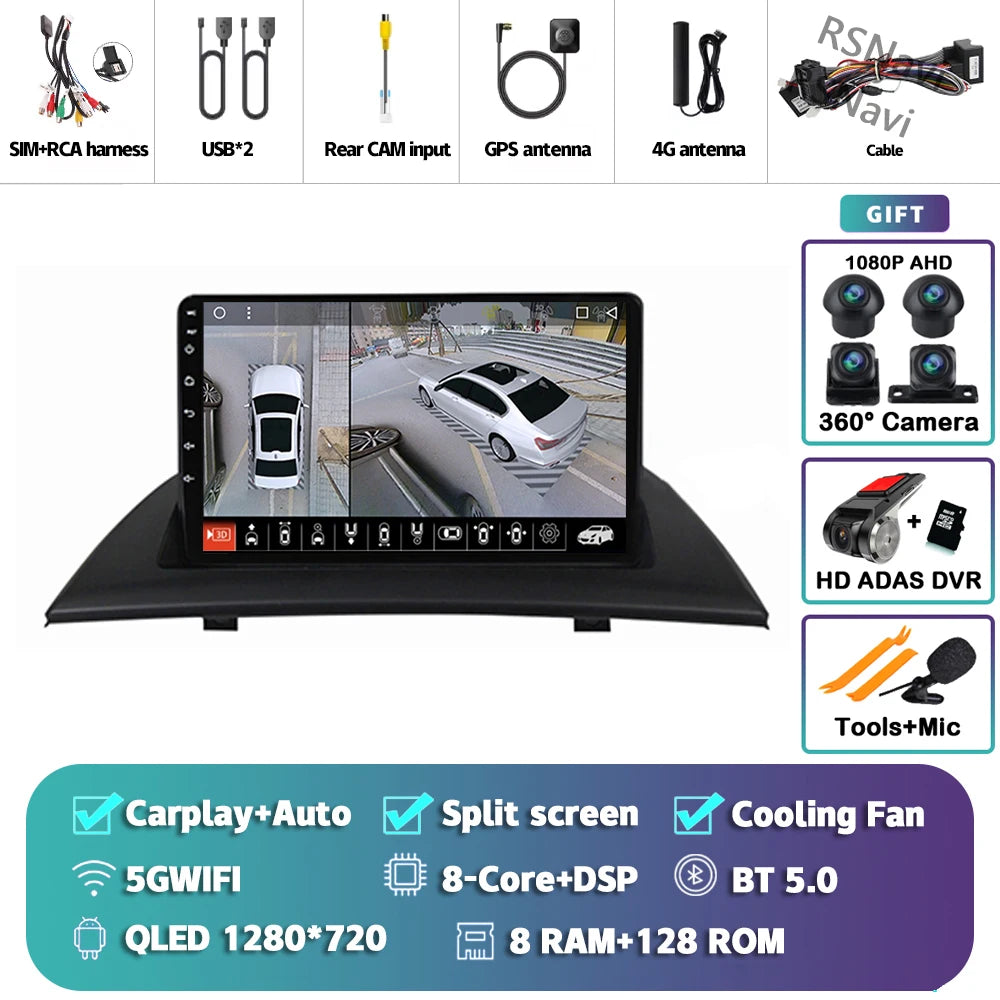 Android Car Stereo for BMW X3 E83 2004-2012 Carplay GPS - image 8