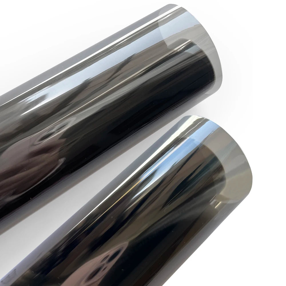 Car Headlight Taillight Tint Film - Smoke Black Self-Adhesive Vinyl - image 3