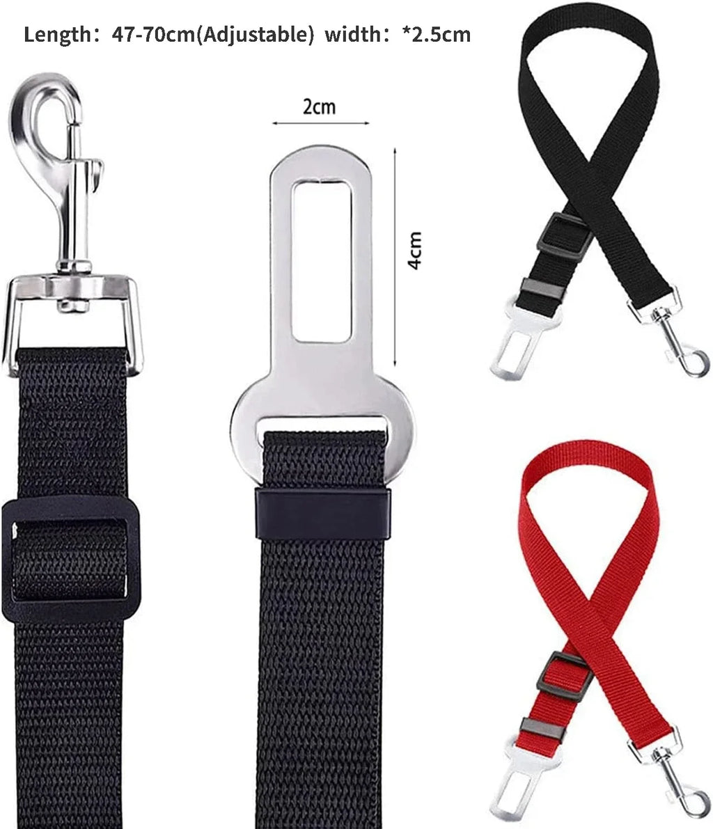 Heavy-Duty Adjustable Dog Car Seat Belt - image 5