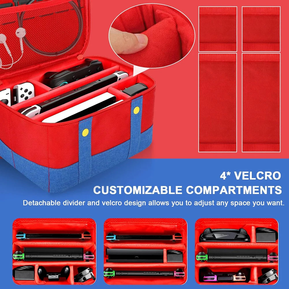 Large Protective Carrying Case for Nintendo Switch OLED Travel Bag - image 2