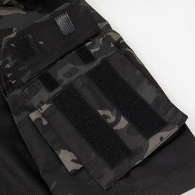 Men's Quarter-Zip Quick-Dry Tactical Combat Shirt - image 2