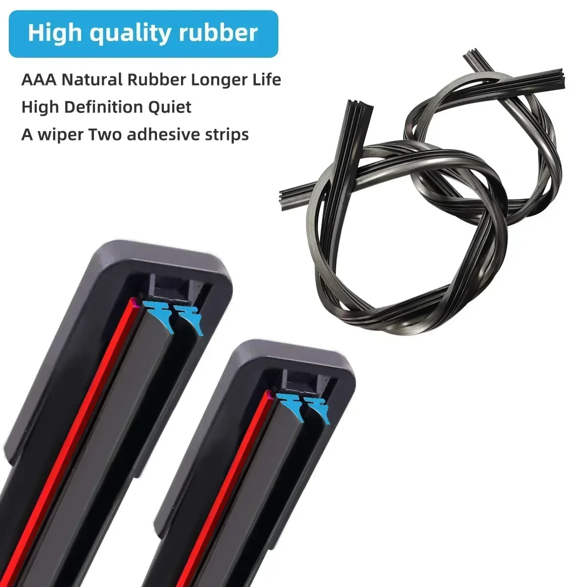 For Jaguar E Pace F TYPE S TYPE XE XF XJ X350 XK X Type Models Front Windscreen Wipers Double Rubber Car Wiper Blades Accessorie