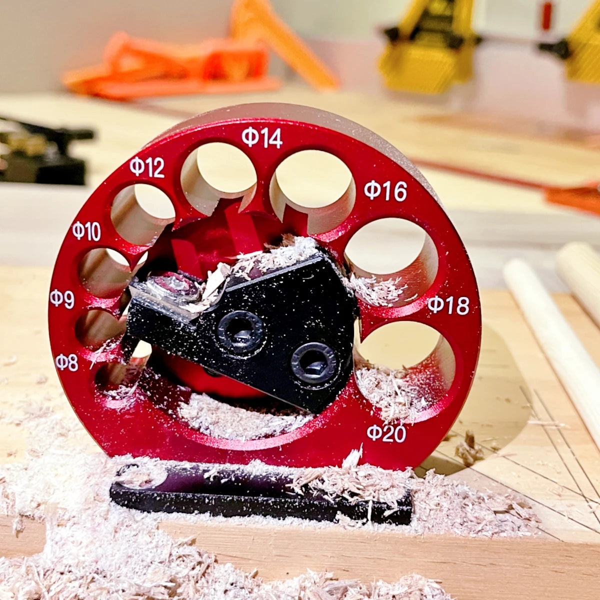 8-Hole Dowel Maker Jig Kit 8-20mm with Carbide Blades for Woodworking - image 17