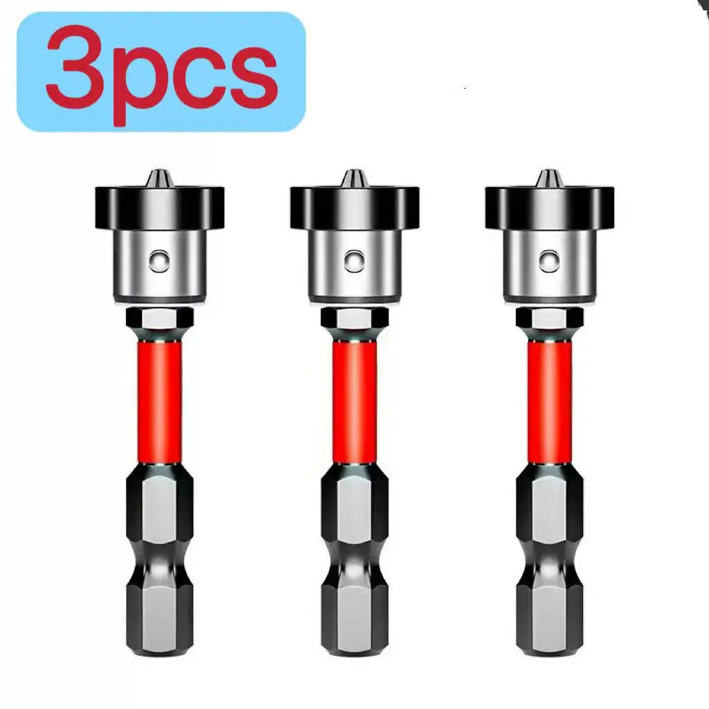 Magnetic Anti-Slip S2 Steel Screwdriver Bit Set for Drills, 3/6/12-Piece