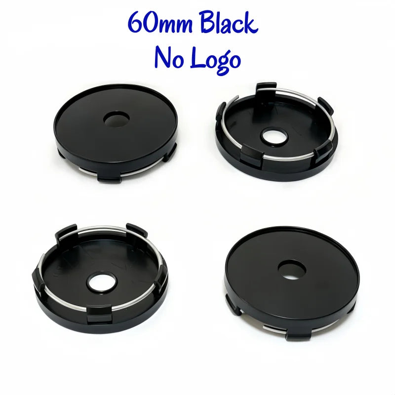 Universal Hub Caps 4-Piece Set - ABS PVC Blank Wheel Covers 48-68mm - image 11