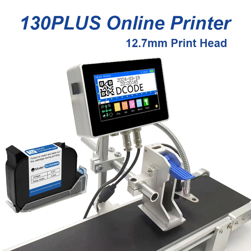 DCODE Industrial Online Inkjet Printer 12.7/25.4mm QR Barcode Date - image 18