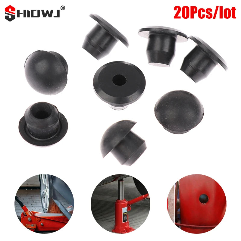 10/20Pcs Floor Jack Plugs Floor Jack Oil Filler Plugs Rubber Hydraulic Filler Bung Premium Rubber Waterproof Moisture Proof