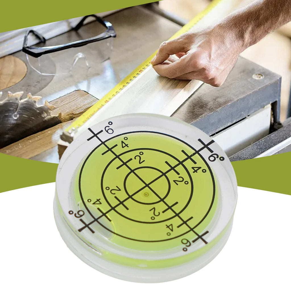 Round Bubble Level Spirit Level, 1/5 Pack – Bullseye