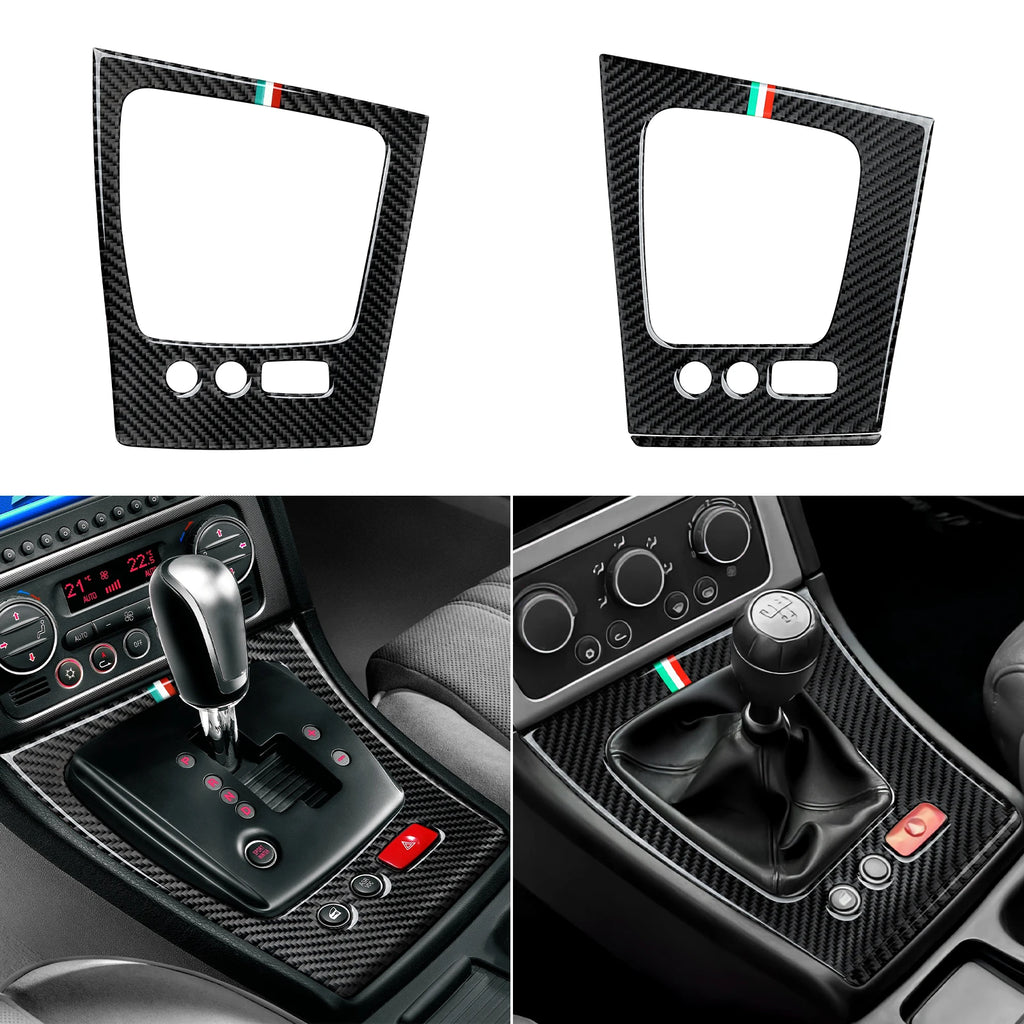 For Alfa Romeo 159 (2004-2011) Accessories, Car Center Console Gear Shift Panel,Steering Wheel Carbon Fiber Interior Stickers.