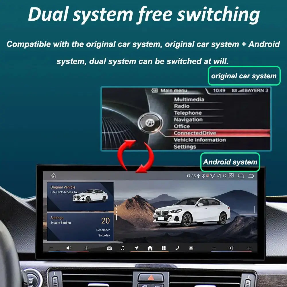 BMW 3/4 Series Android 15 Multimedia Player with CarPlay (F30-F36) - image 3