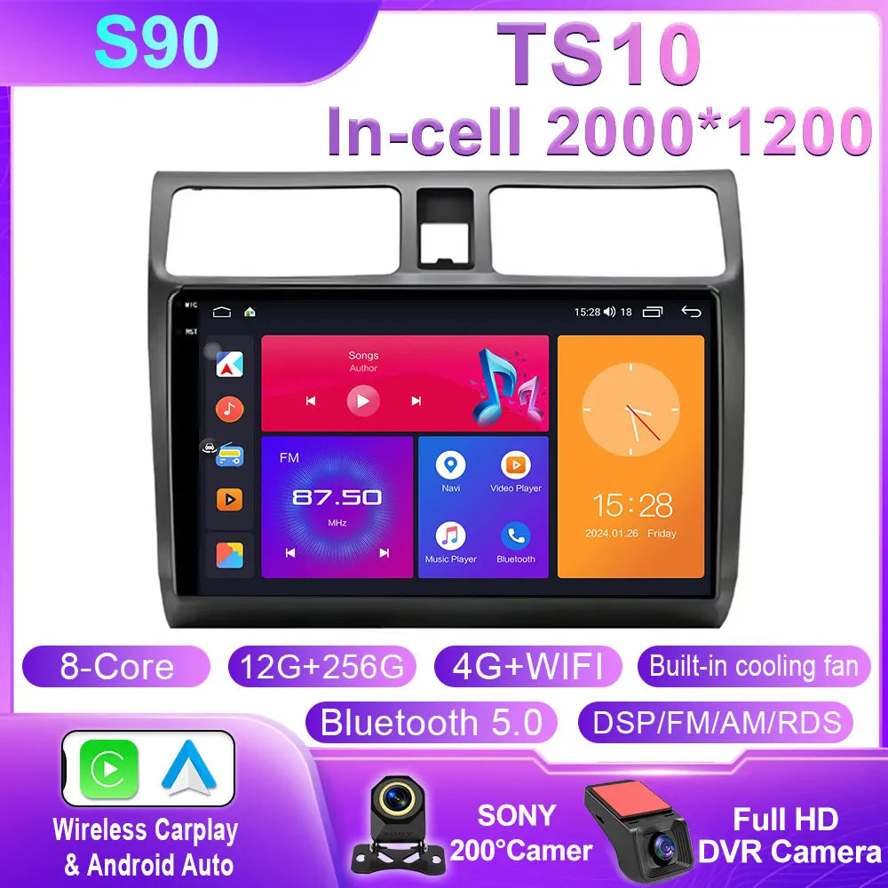 10 Inch Android Car Stereo for Suzuki Swift 2003-2010 with CarPlay - image 31