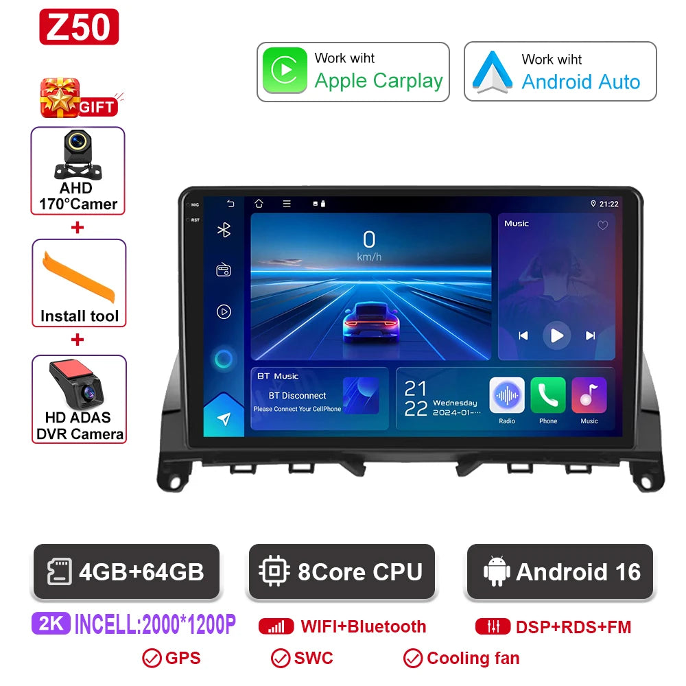 Mercedes C-Class W204 Android Multimedia System GPS & Bluetooth - image 15