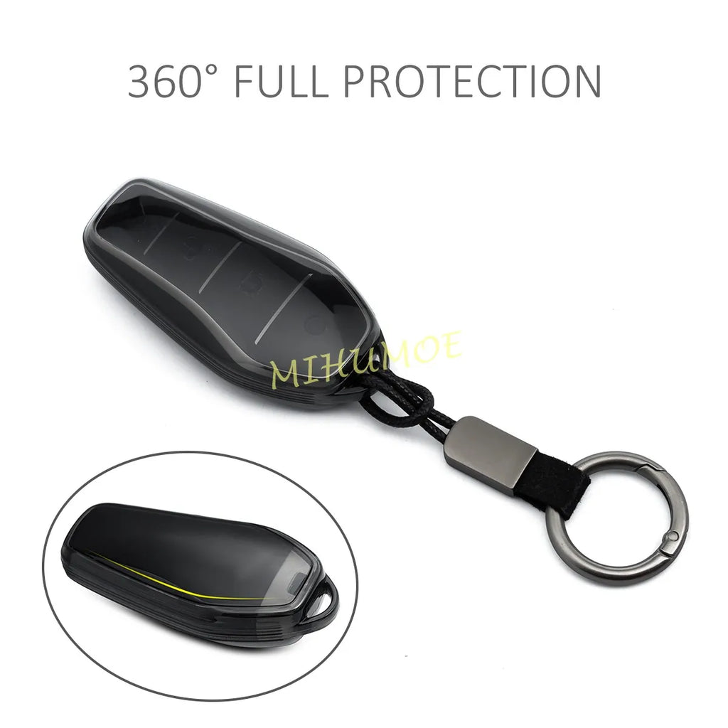 Key Fob Cover Case Compatible with BYD Atto 3, Dolphin, Seal U & More