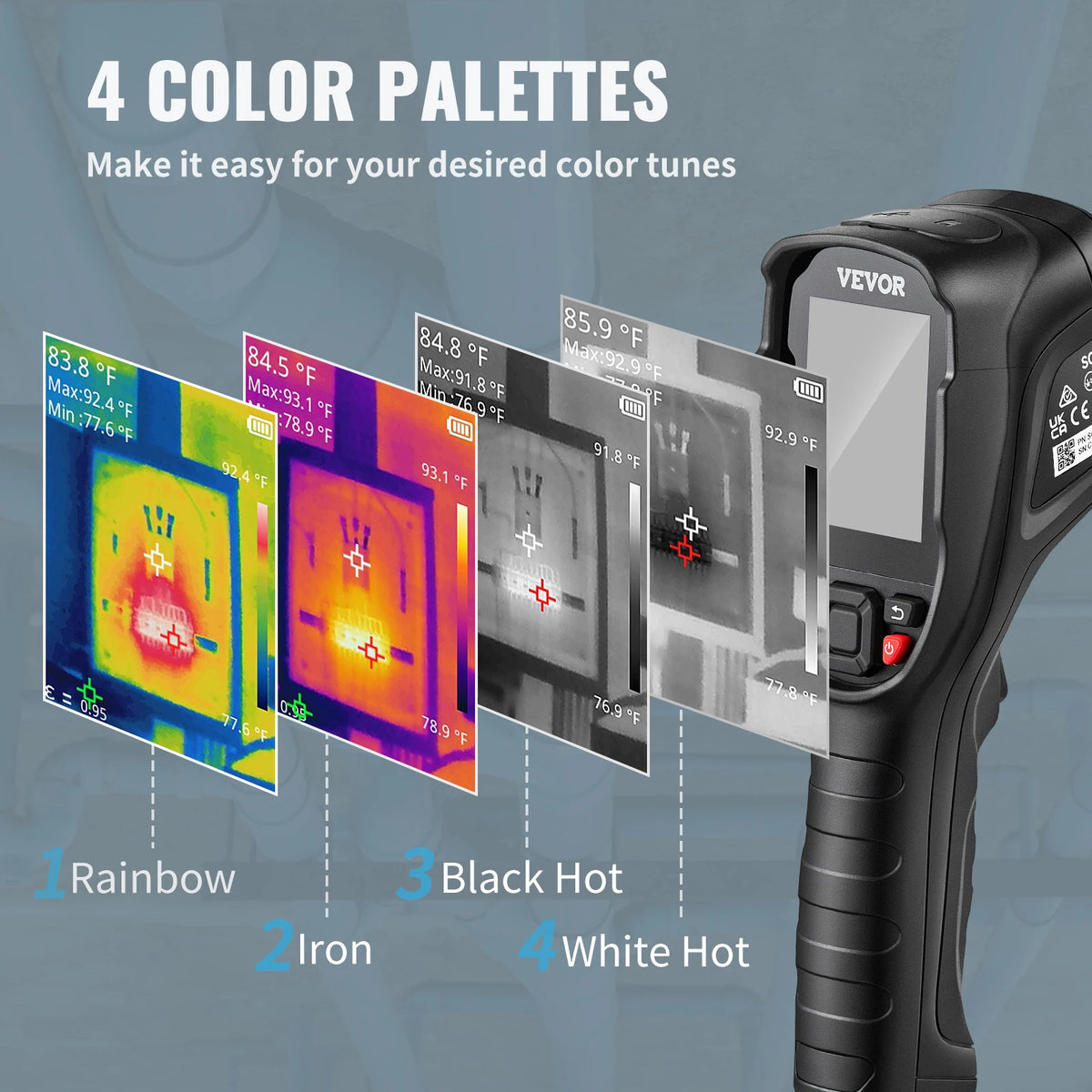 Portable Handheld Thermal Imager IR Camera 240x180 - image 4