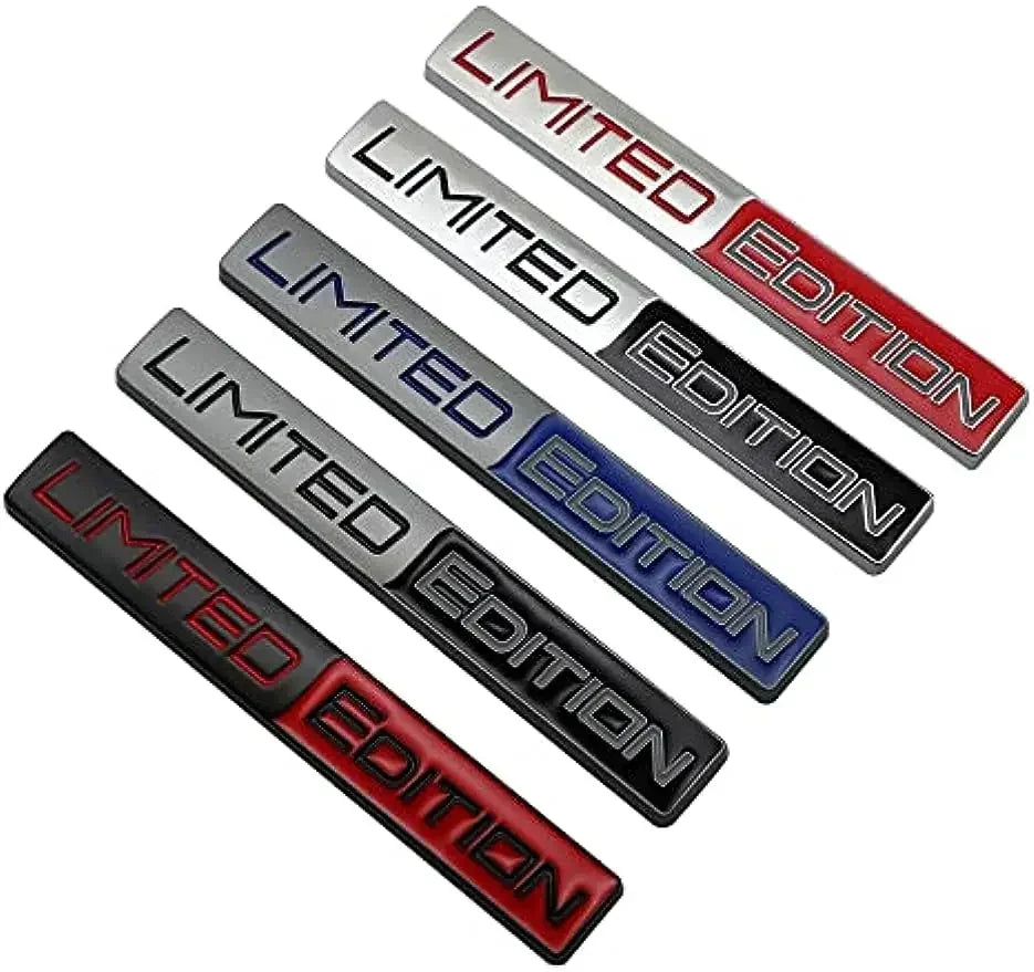 3D Limited Edition Aluminium Emblem Badge Decal for Car Trunk - view 3