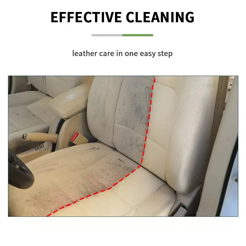 2-in-1 car interior foam cleaner spray for dashboard, trim and upholstery