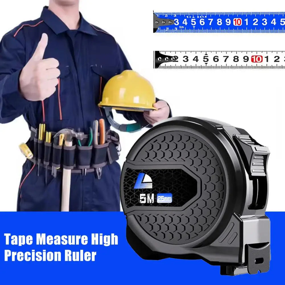 High Precision Metric Retractable Tape Measure 5/7.5/10M Woodworking Ruler